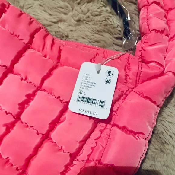 Free People Quilted Carry All Bag - Picture 2 of 3